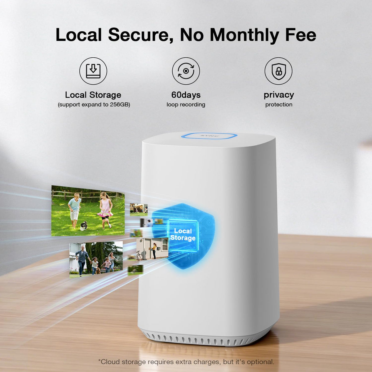 2K/4MP Home Security Camera System, 2.4G & 5GHz Wi-Fi Connected
