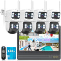 All-in-One Outdoor Wireless Security Camera System 4MP PTZ WiFi