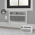 Durastar 8,000 BTU Through the Wall 115V Air Conditioner and Remote