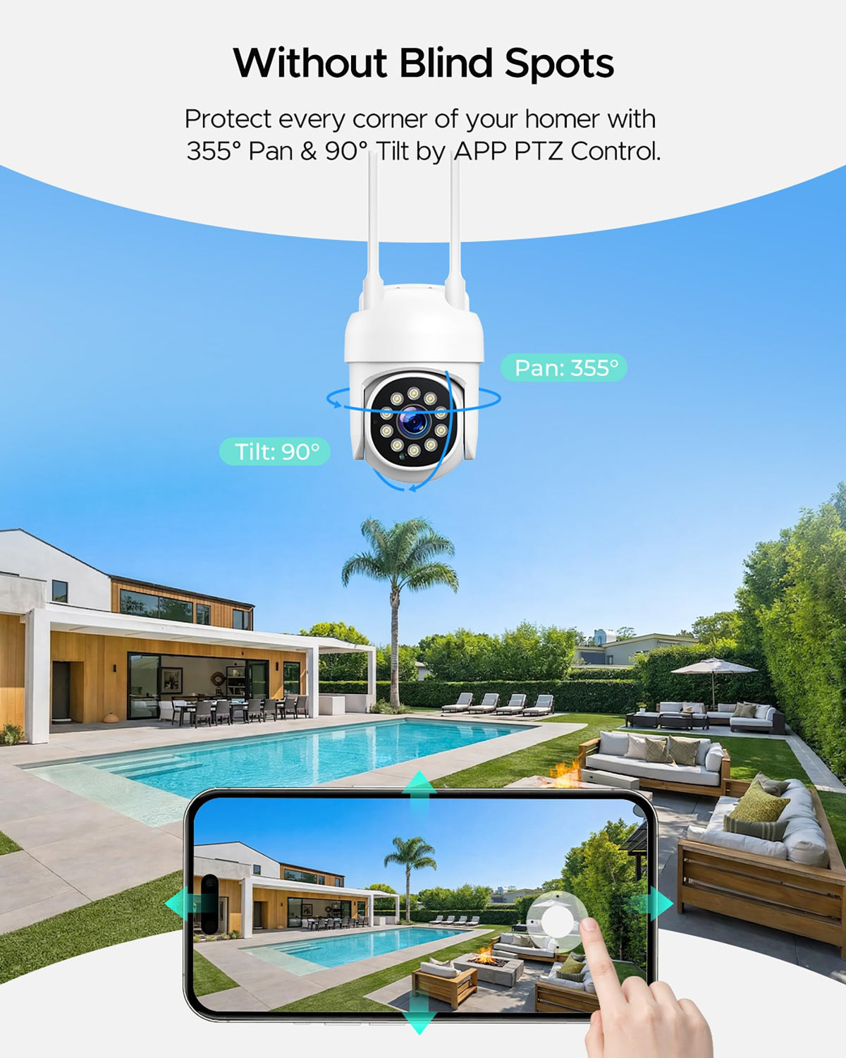 CAMCAMP Wireless Security Camera System 8 Security Cameras Wireless Outdoor