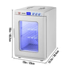 Happybuy White Reptile Incubator 25L Scientific Lab Incubator Digital Incubator Cooling and Heating 5-42°C Reptile Egg Incubator 12V/110V Work for Small Reptiles