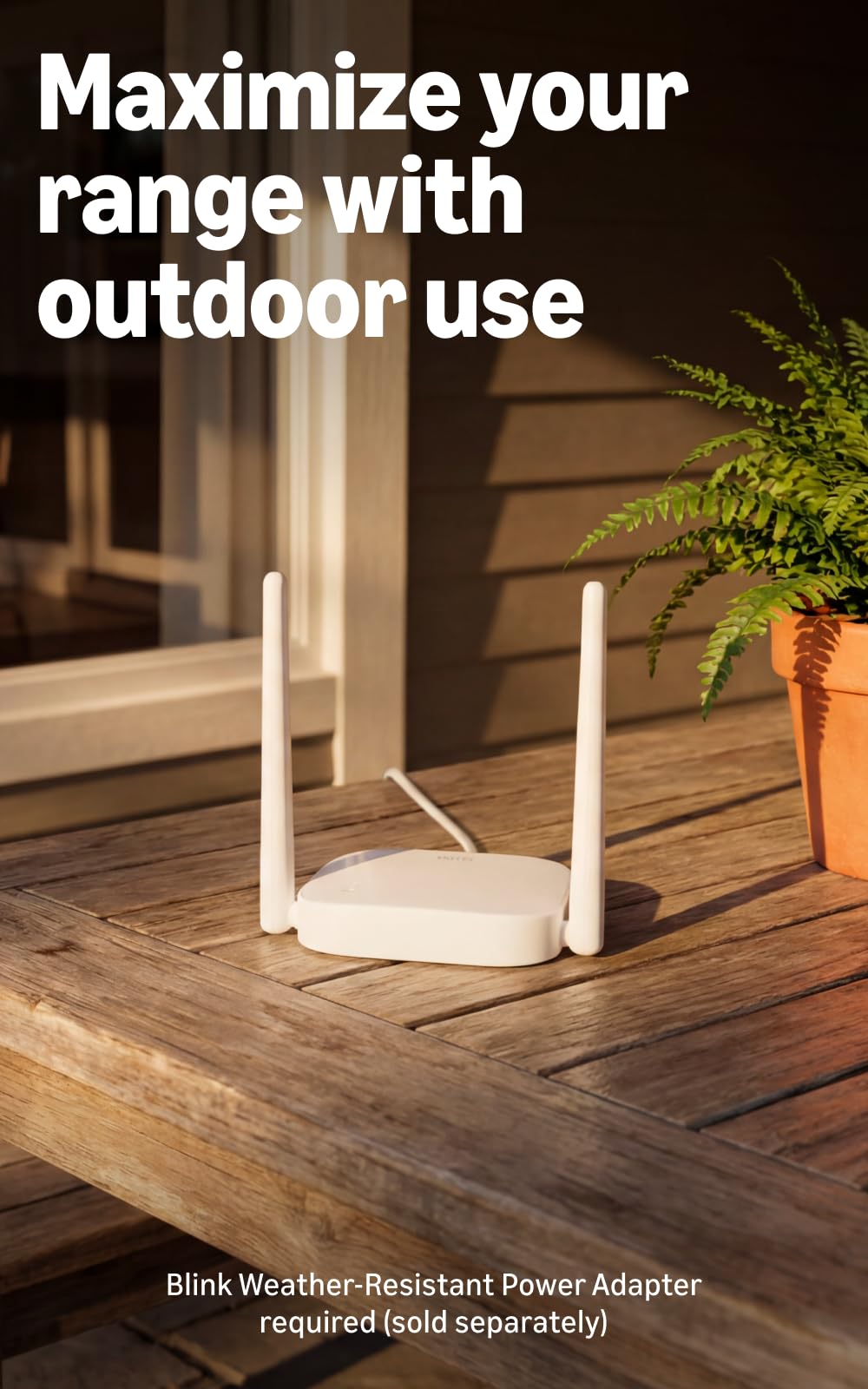 Blink Outdoor XR+ and Wired Doorbell 2K+ — Extended range wireless Outdoor 4 camera and 2K hardwired doorbell. Sync Module XR+ included — 6 camera system + doorbell