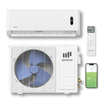 Upstreman 12,000 BTU DIY Mini Split AC & Heat Pump 230V, No Vacuum Required