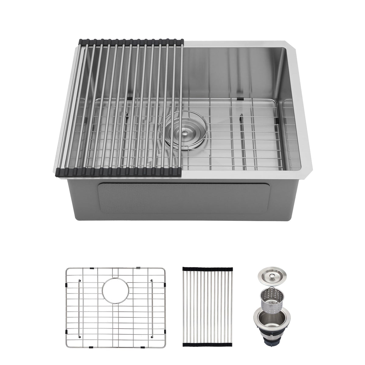 30 Inch Undermount Kitchen Sink Workstation Stainless Steel