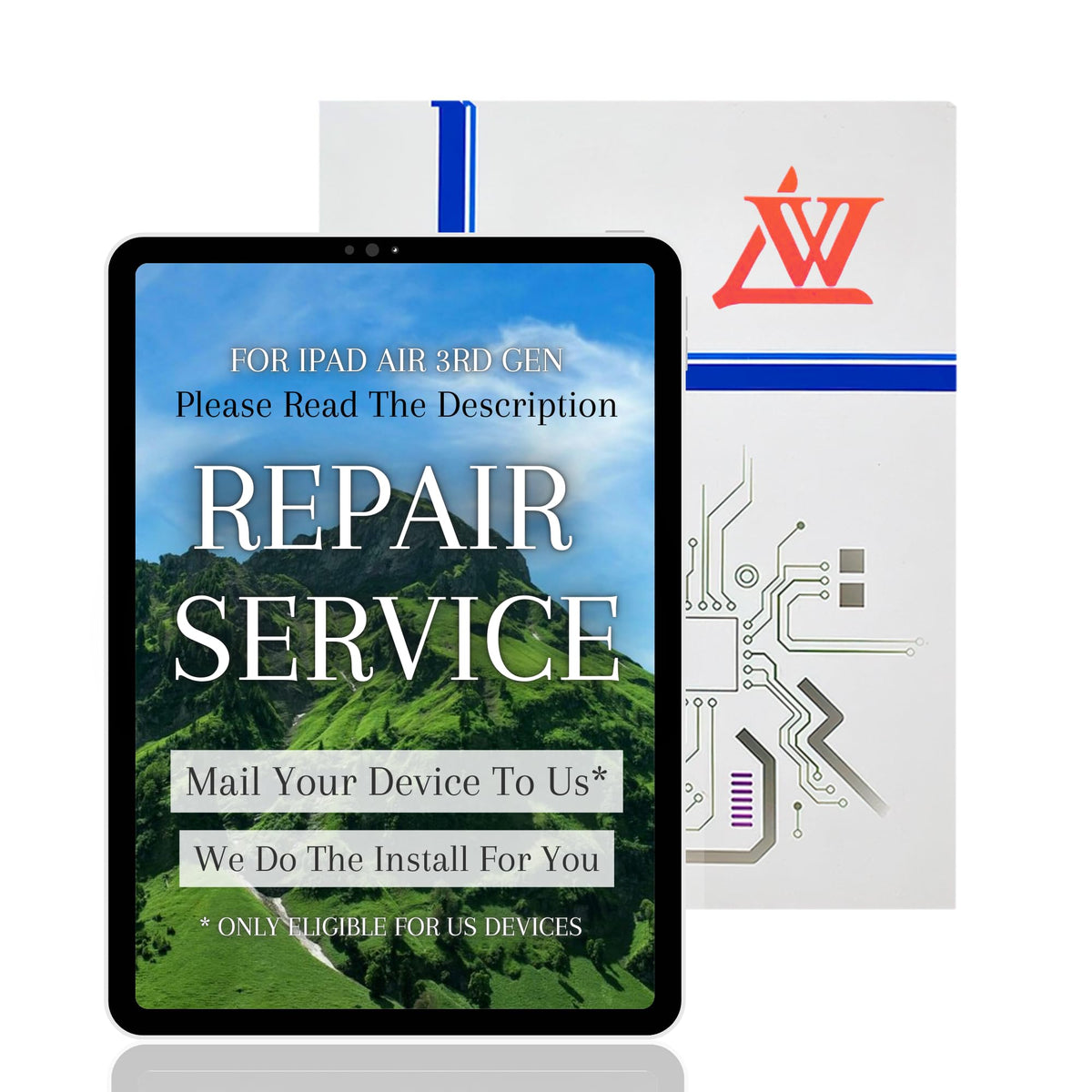LW Mail-in Repair with Original OEM Screen Replacement for iPad Air 4th 5th