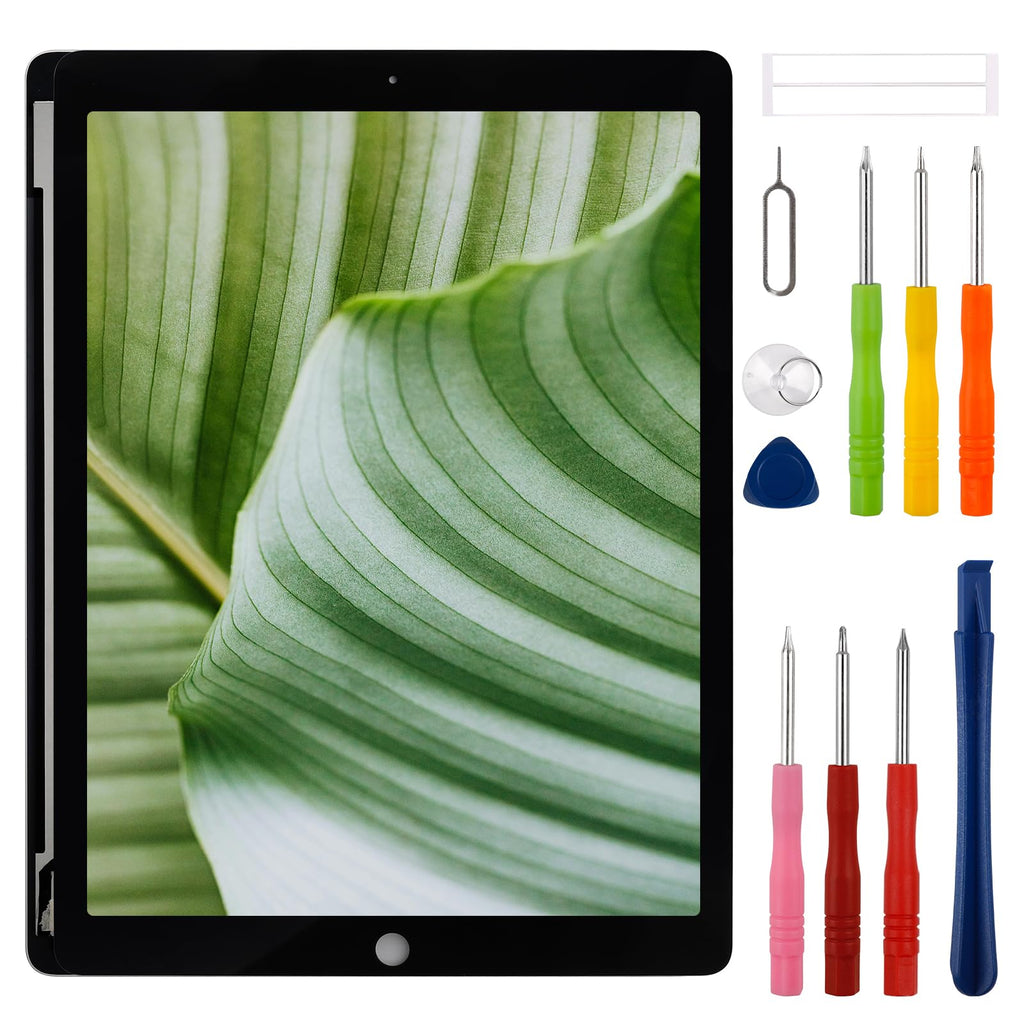 New LCD Display for iPad Pro 12.9 1st Gen 2015 A1652 A1584 Touch Screen Digitizer Assembly Replacement with Upgraded Repair Tools Kit-Black