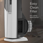 Lasko 38" DUO Comfort Tower Fan Space Heater - Remote - White - FHV820