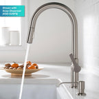 KRAUS Spot Free Stainless Steel Pull Down Kitchen Faucet KPF-2820SFS