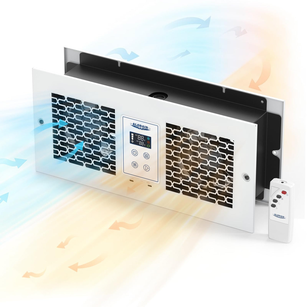 ALORAIR Built-in Heating & Cooling Room to Room Air Transfer Fan, 300 CFM