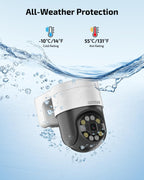 Outdoor Wired Security Camera System, 4K PoE Video Surveillance System