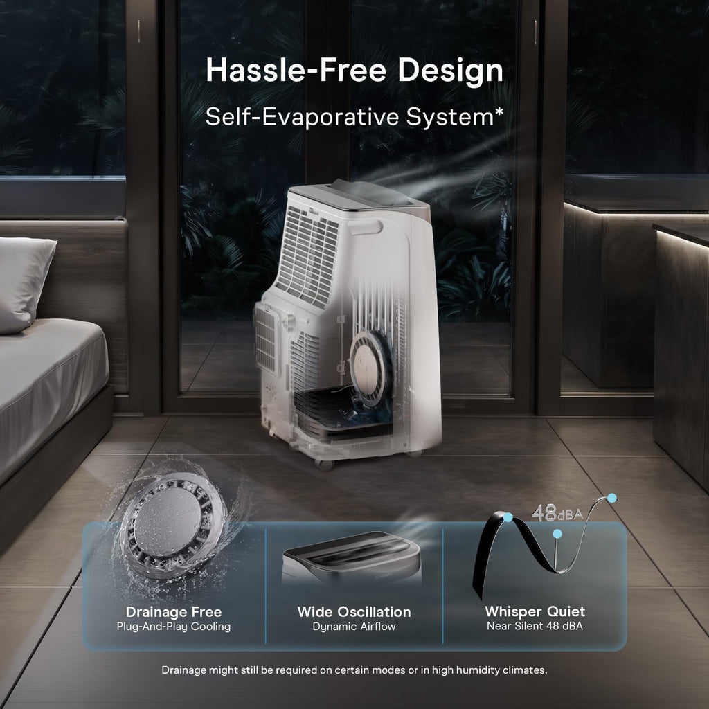 AC Infinity Smart Portable Air Conditioner 5-in-1, All-Season Cool & Heat