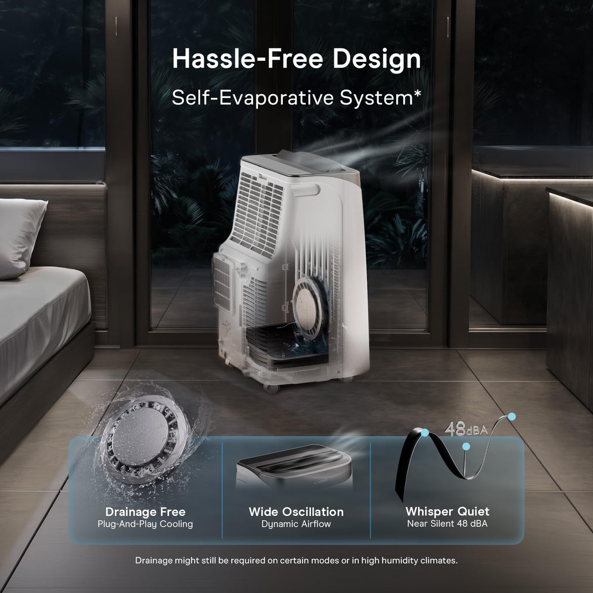 AC Infinity Smart Portable Air Conditioner 5-in-1, All-Season Cool & Heat