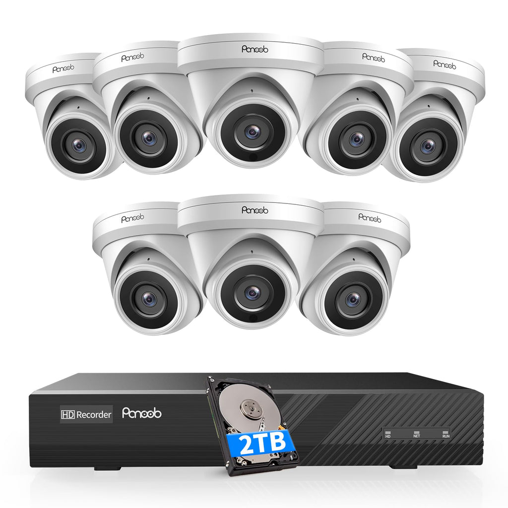 16 Camera Security System 16 Channel PoE with 4TB HDD, PD93A1616-5M