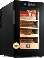 NEEDONE Electric Cigar Humidor 23L with Heating and Cooling Control System