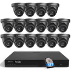 16 Camera Security System 16 Channel PoE with 4TB HDD, PD93A1616-5M