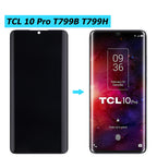 VvsialeekAMOLED Display Compatible with TCL 10 Pro T799B T799H 6.47 inch Touch Screen Digitizer Assembly Replacement Parts with Toolkit