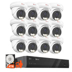 Anpviz 8CH 4K PoE Security Camera System, 6pcs 8MP Wired PoE IP Cameras
