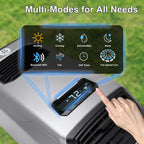 Portable Camping Air Conditioner, 6800BTU Cool & 7500BTU Heat Tent Air Conditioning for RV Trucks, Road trips, Camping and Parking Cooling Outdoor Use