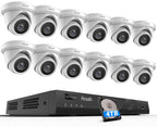 16 Camera Security System 16 Channel PoE with 4TB HDD, PD93A1616-5M