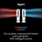 Dyson Hot+Cool™ HF1 Rapid React heater fan (White/Silver)