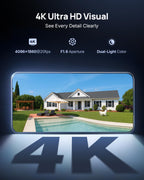 ANNKE 4K PoE Security Camera System with Dual-Lens, 180°Wide Angle, 2TB HDD
