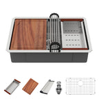 30 Inch Undermount Kitchen Sink Stainless Steel