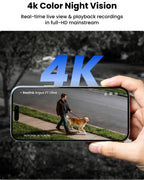 REOLINK Argus PT Ultra 4K Solar Security Cameras Wireless Outdoor 4 Cam Kit