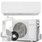 12000 BTU Mini Split AC/Heating System 115V 20 SEER2 Ductless