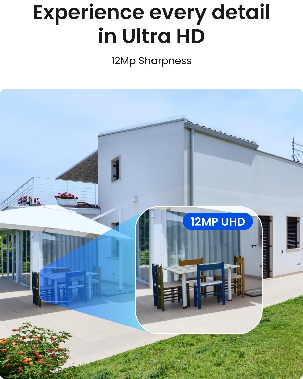 REOLINK 8CH 12MP PoE Security Camera System with 4TB HDD RLK8-1200D4-A