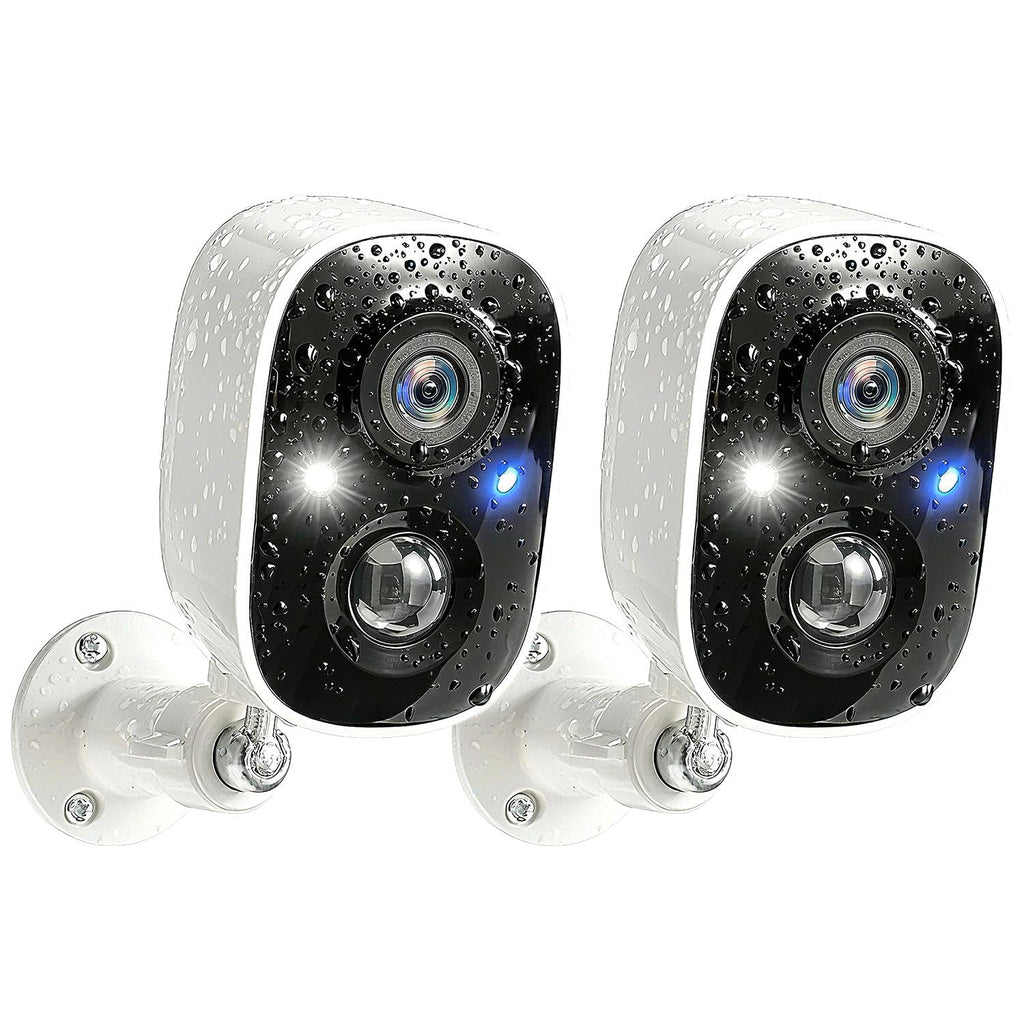 GMK 4 Pack Solar Camera System, Security Cameras Wireless Outdoor, 2K Video