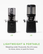 Nama J3 - Compact cold press juicer - Hands-free - Black