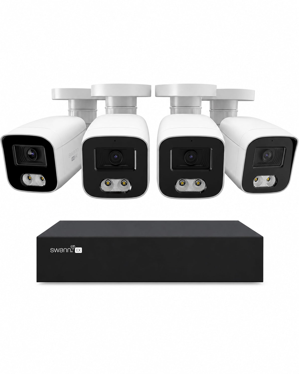 Swann EliteX 12MP 6K Security Camera System, 4 Bullet PoE NVR, 2TB HDD