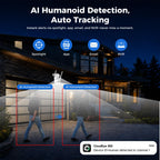 Camcamp Home Security Camera System Wireless Outdoor, 4 Plug-in Cameras