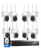 CAMCAMP Wireless Security Camera System 8 Security Cameras Wireless Outdoor