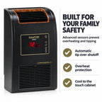 EdenPURE GEN21 Infrared Heater Wall Hugger w/Bladeless Cooling Fan, 1500W