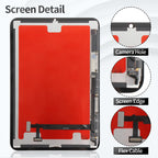 for iPad mini 7 Screen for iPad mini 7 LCD Display for iPad mini A2993 Screen Replacement Touch Digitizer Assembly A2995 A2996 A17 Pro 2024 Black