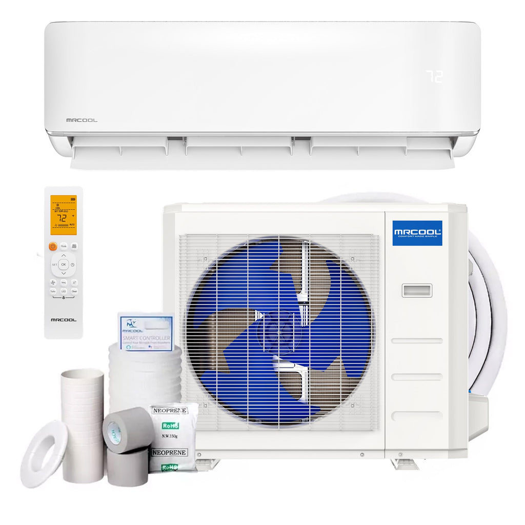 MRCOOL 24000 BTU 230V Ductless Inverter Mini Split Air Conditioner & Heat Pump System, Advantage Series - Wall-Mounted AC Unit w/Heating and Cooling for Home, Office & Commercial Space