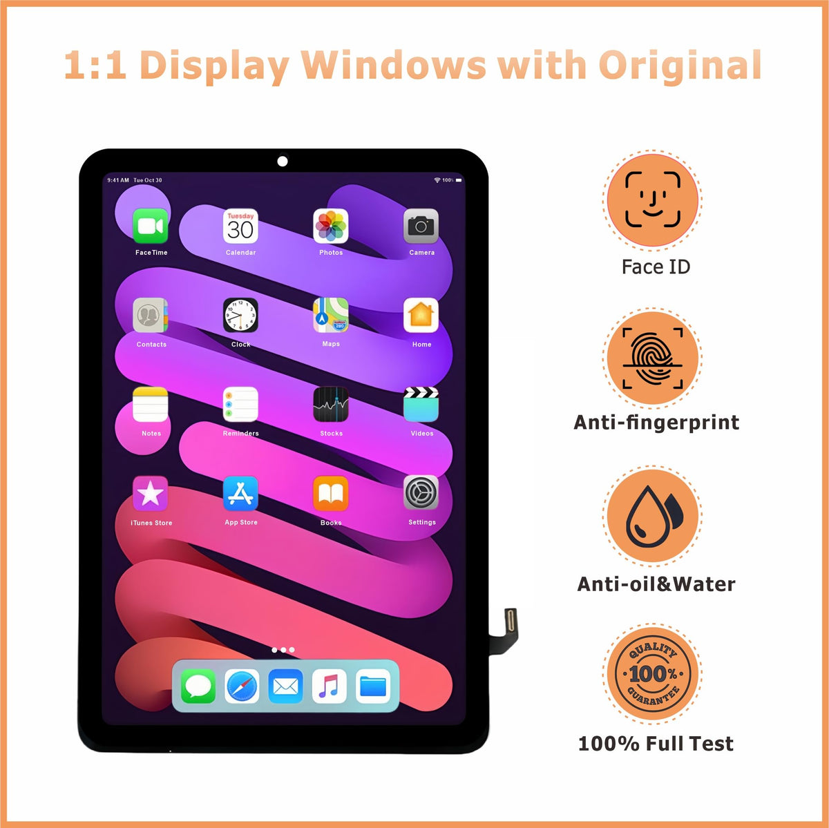 ZTR for iPad mini 6 6th (2021)/ Mini 7 7th（2024） 8.3" LCD Screen Replacement, A2567 A2568 A2569/ A2993 A2995 A2996 Display Touch Digitizer Assembly Premium with Free Tools