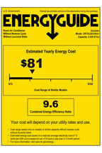 Durastar 8,000 BTU Through the Wall 115V Air Conditioner and Remote