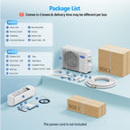 ROVSUN 11500 BTU Mini Split AC & Heater, 17 SEER2 Inverter Heat Pump 115V
