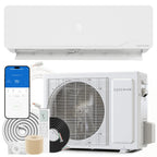 12000 BTU Mini Split AC/Heating System 115V 20 SEER2 Ductless