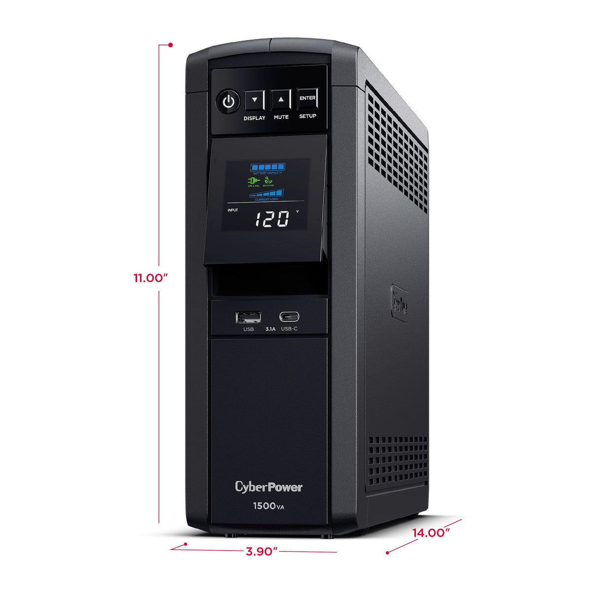 CyberPower CP1500PFCLCD PFC Sinewave UPS Battery Backup and Surge Protector