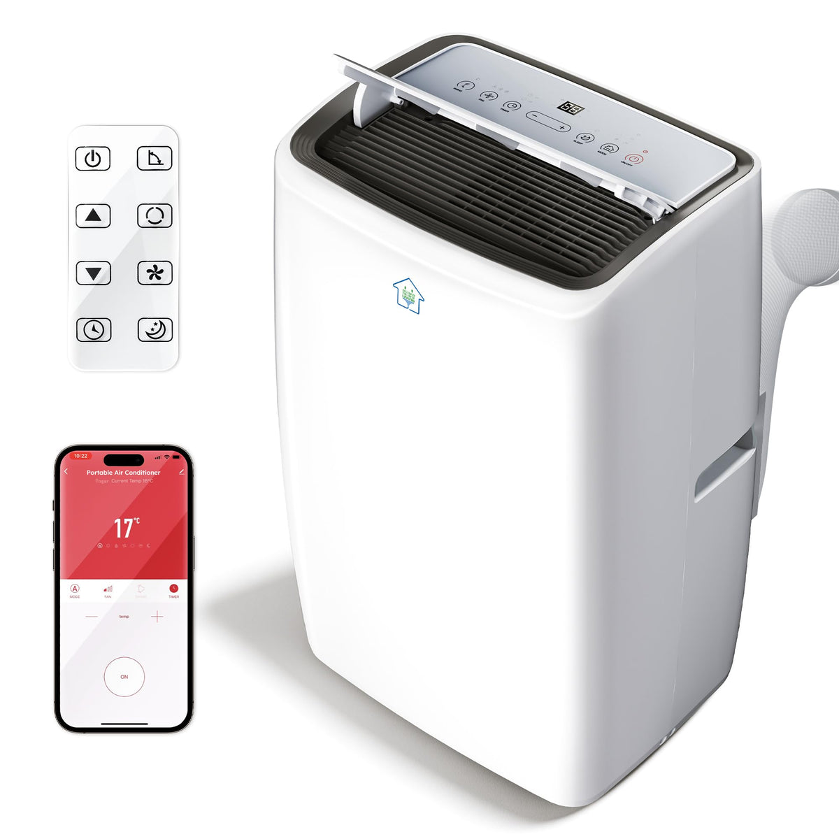Portable Air Conditioner 10000 BTU, Smart Portable AC Unit with App Control