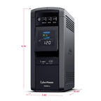CyberPower CP1000PFCLCD PFC Sinewave UPS Battery Backup and Surge Protector