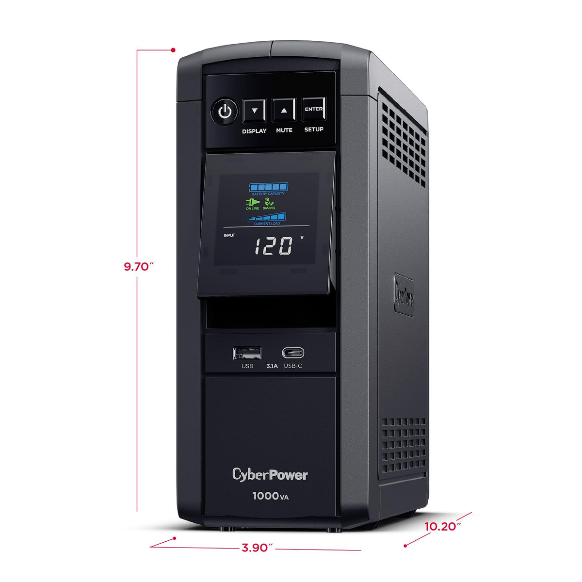 CyberPower CP1000PFCLCD PFC Sinewave UPS Battery Backup and Surge Protector