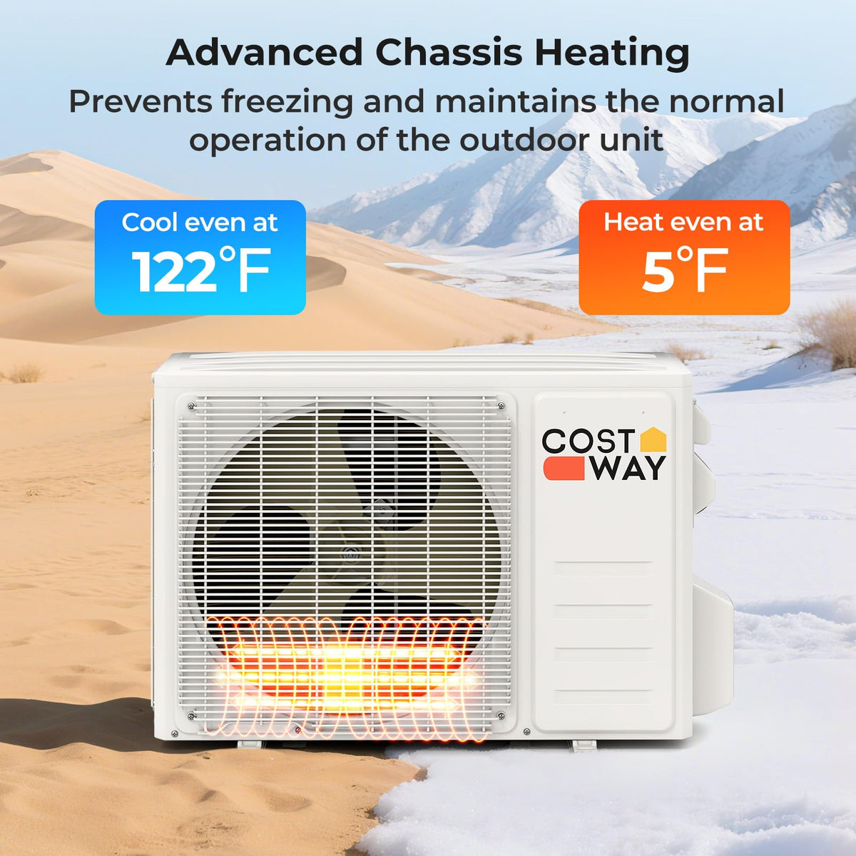 COSTWAY 11500 BTU Mini Split Air Conditioner