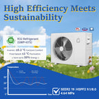 Garvee 12000 BTU Mini Split AC/Heating System, 19 SEER2 Inverter Split System Air Conditioners, Ductless Wall Mount Heat Pump, AC Unit Cool Up to 750 Sq. Ft, Installation Kits, 230V