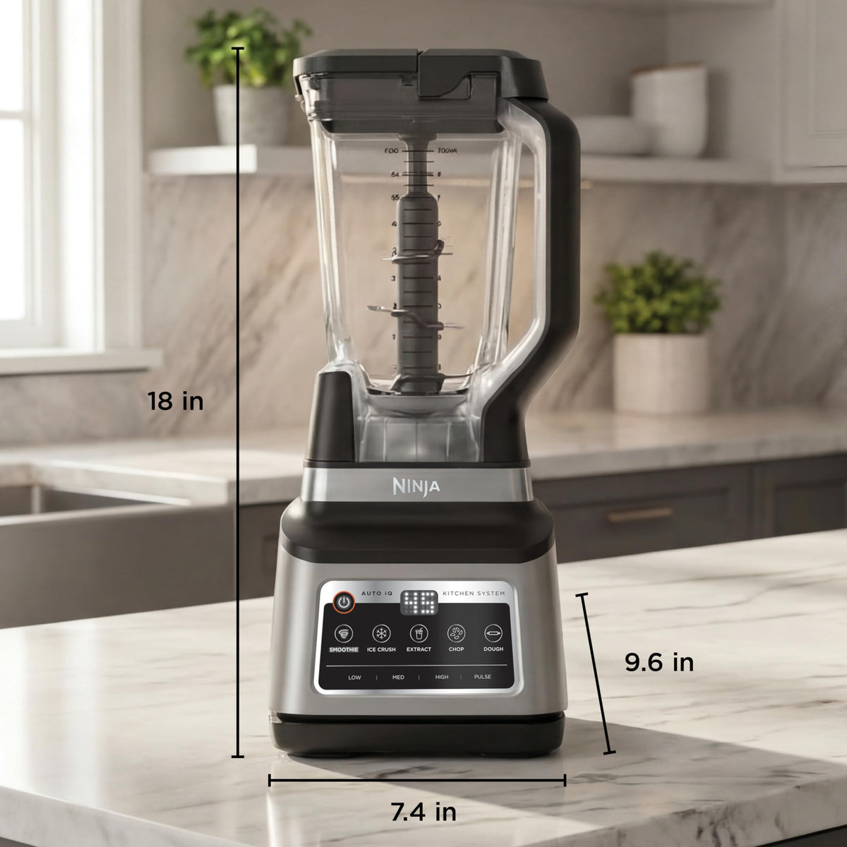Ninja Professional Plus Kitchen System, 1400WP, Auto-iQ, Grey, BN801