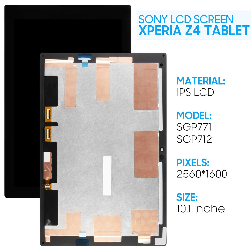 Screen Replacement for Sony Xperia Tablet Z4 SGP712 SGP771 10.1" LCD Display Digitize Assembly Repair Part
