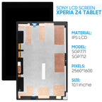 Screen Replacement for Sony Xperia Tablet Z4 SGP712 SGP771 10.1" LCD Display Digitize Assembly Repair Part